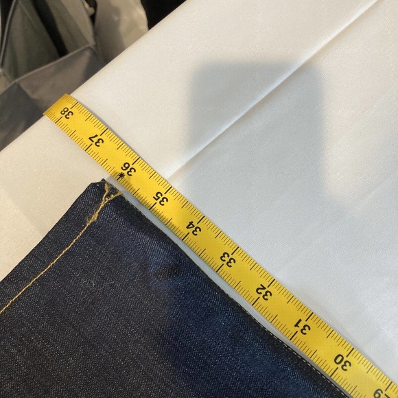 Mizzen and Main Men’s Dark Straight Leg Jeans Size 34 Mid Rise Stretch NWT - Picture 7 of 7